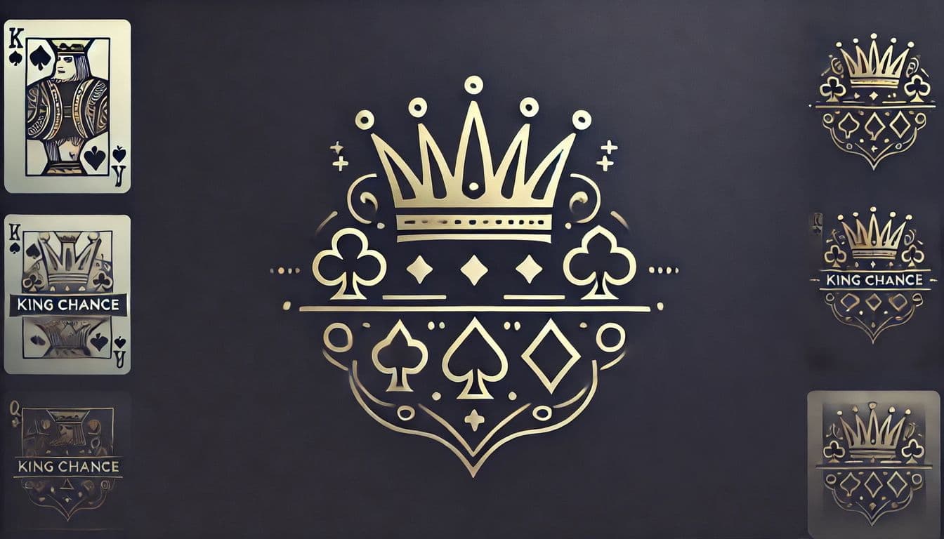 DALL·E 2025-02-26 15.18.54 - A minimalistic logo for 'King Chance' online casino. The design features a sleek, modern crown with subtle playing card elements (hearts, spades, diam (1).jpeg
